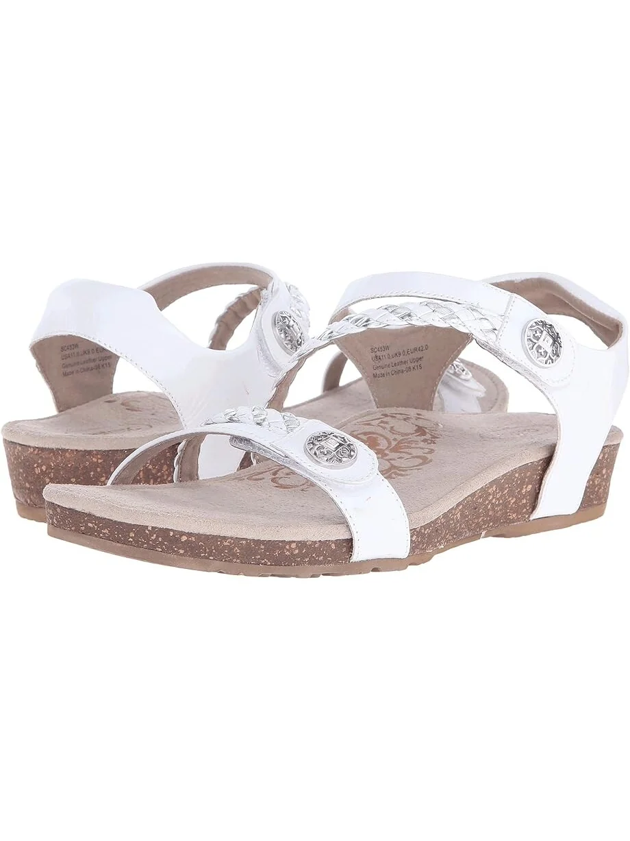 Сандалии Aetrex Jillian Quarter Strap — белый