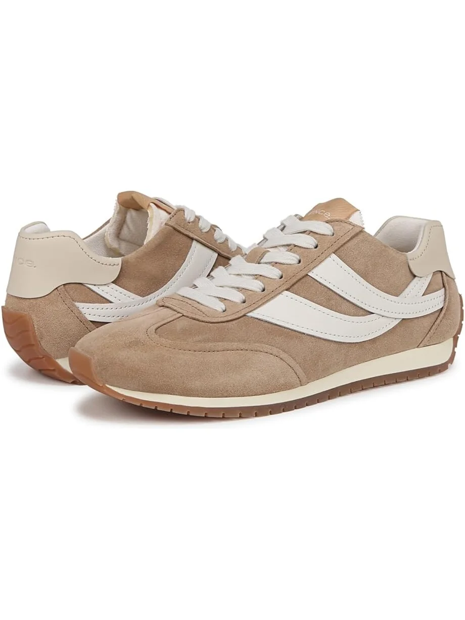 Кроссовки Vince Oasis Runner Lace-Up Sneakers — коричневый