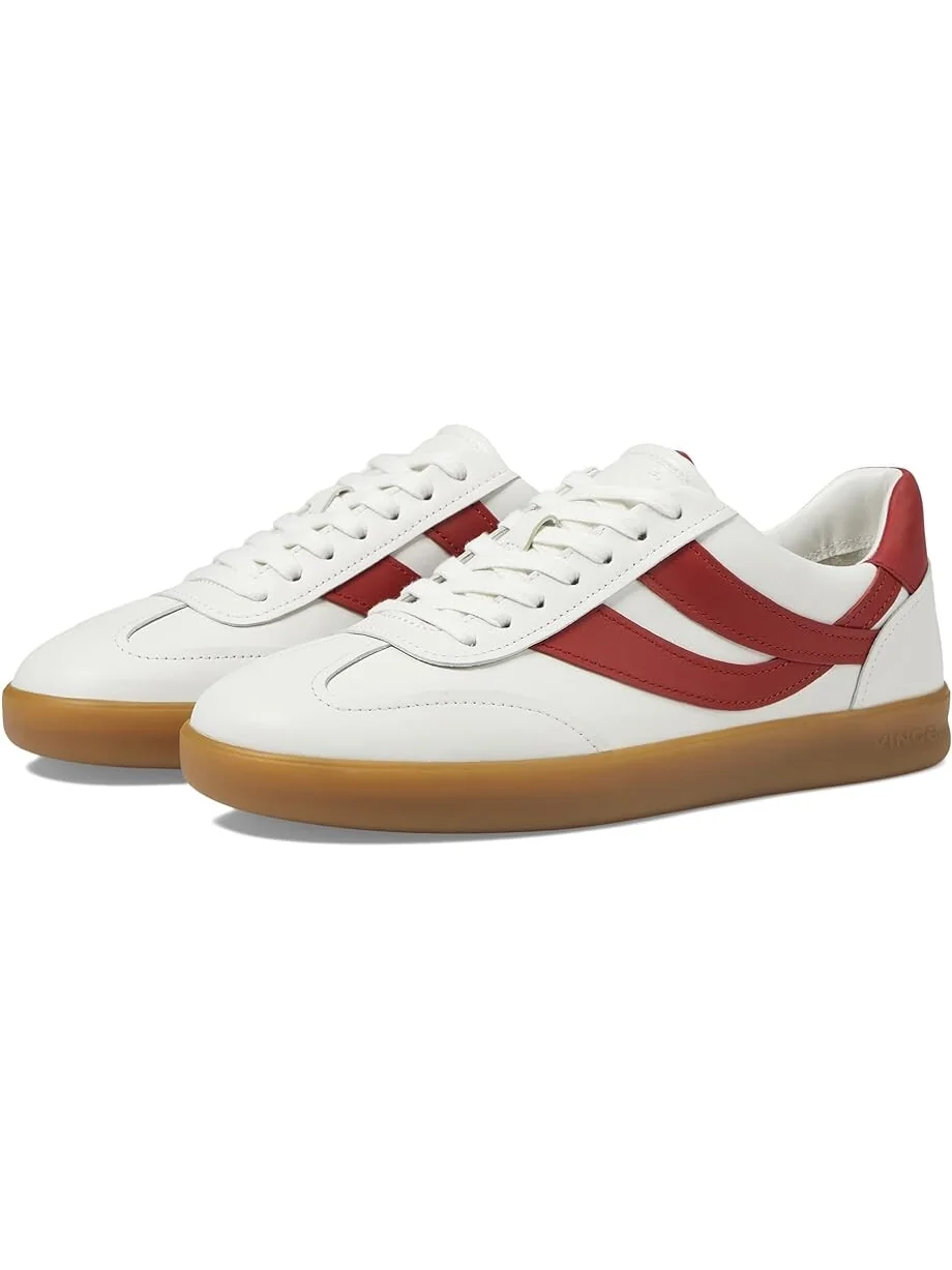 Кроссовки Vince Oasis-M Lace-Up Retro Sneakers — красный