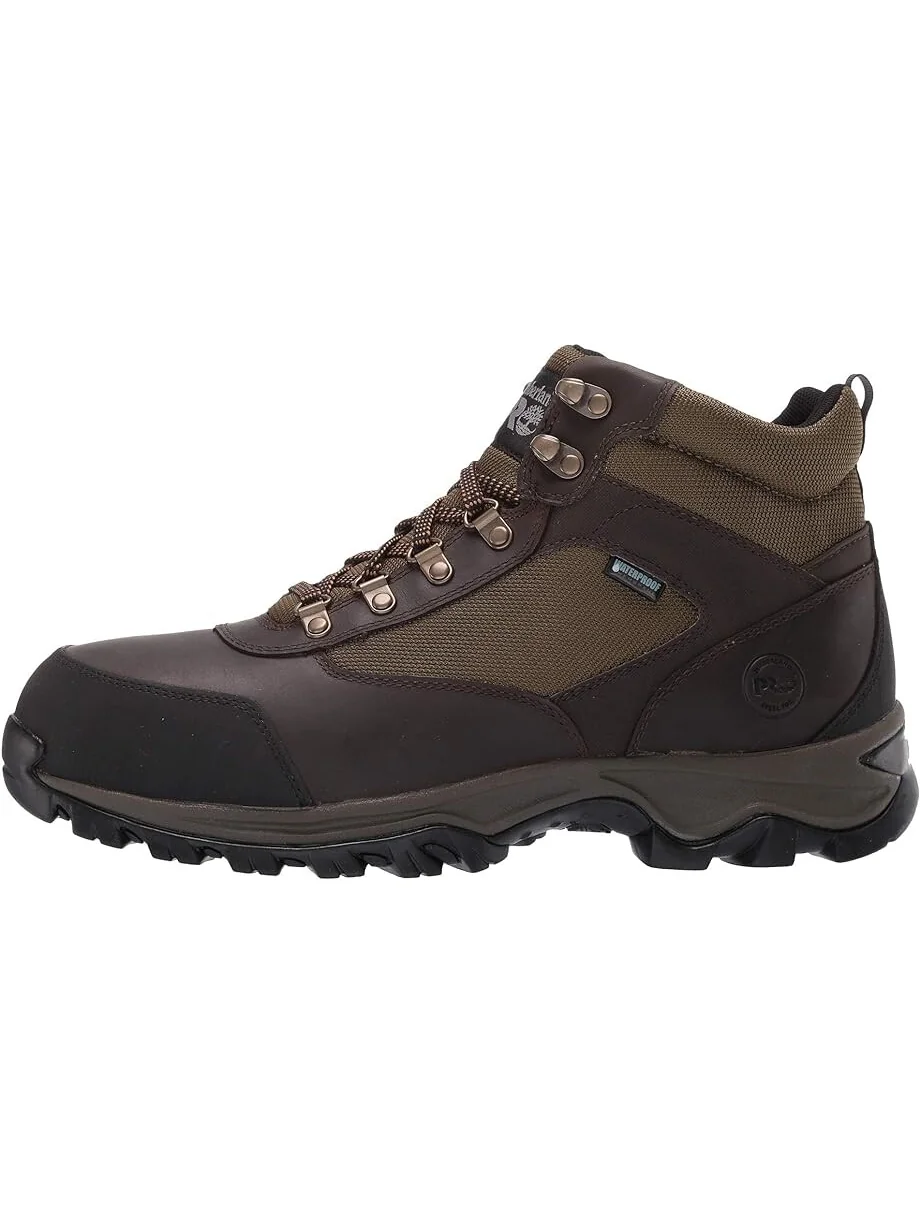 Ботинки мужские Timberland PRO Keele Ridge Work Steel Safety Toe, водонепроницаемые, коричневый нубук — 4