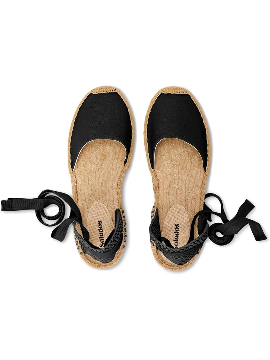 Туфли на плоской подошве Soludos Lauren Lace Up Espadrille — 2