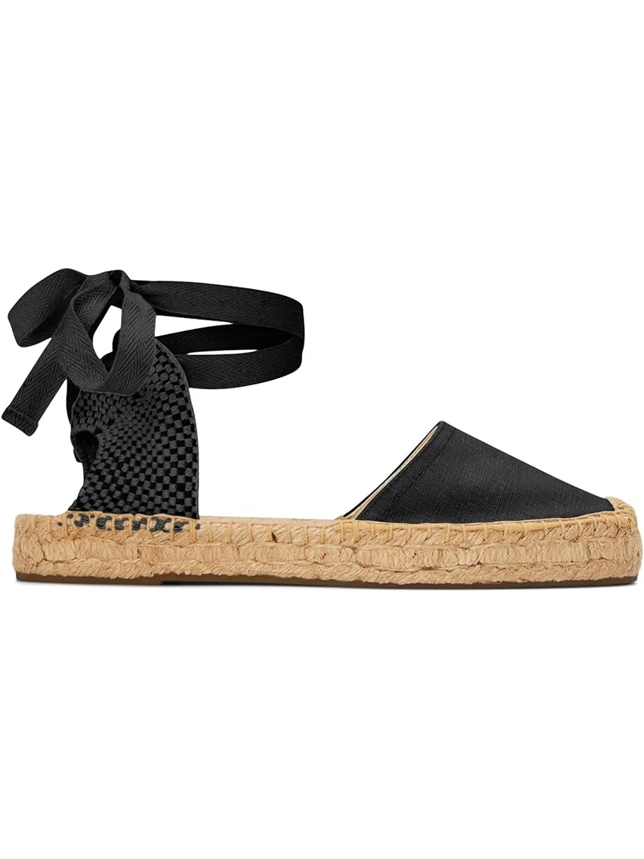 Туфли на плоской подошве Soludos Lauren Lace Up Espadrille — 3