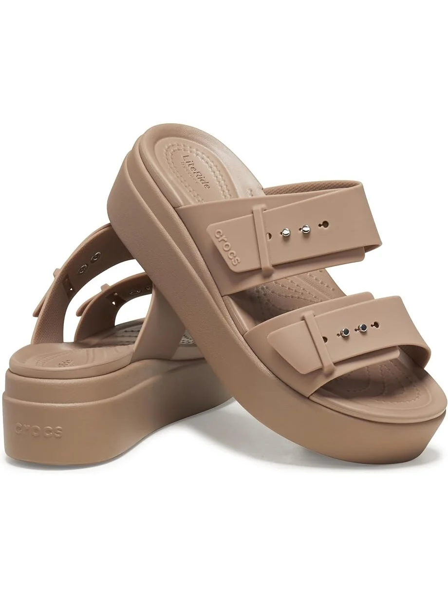 Сандалии Crocs Brooklyn Buckle Low Wedge — 1