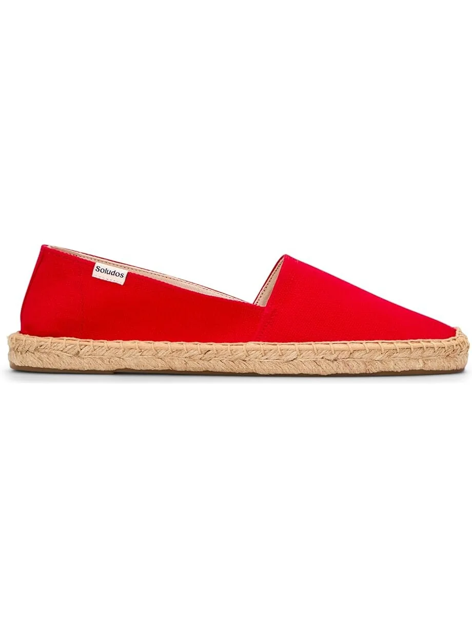 Туфли на плоской подошве Soludos Original Espadrille — красный