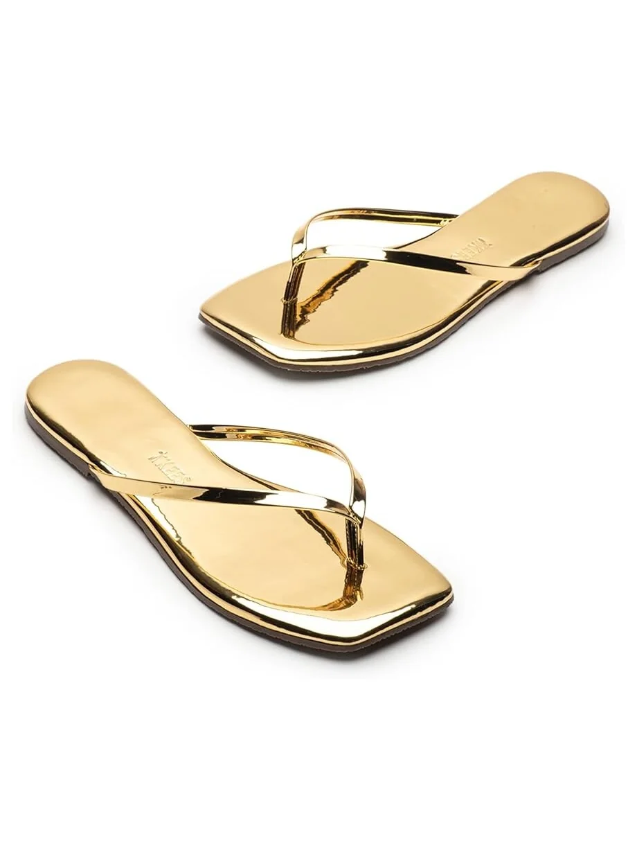 Сандалии TKEES Square Toe Lily Mirror — 1