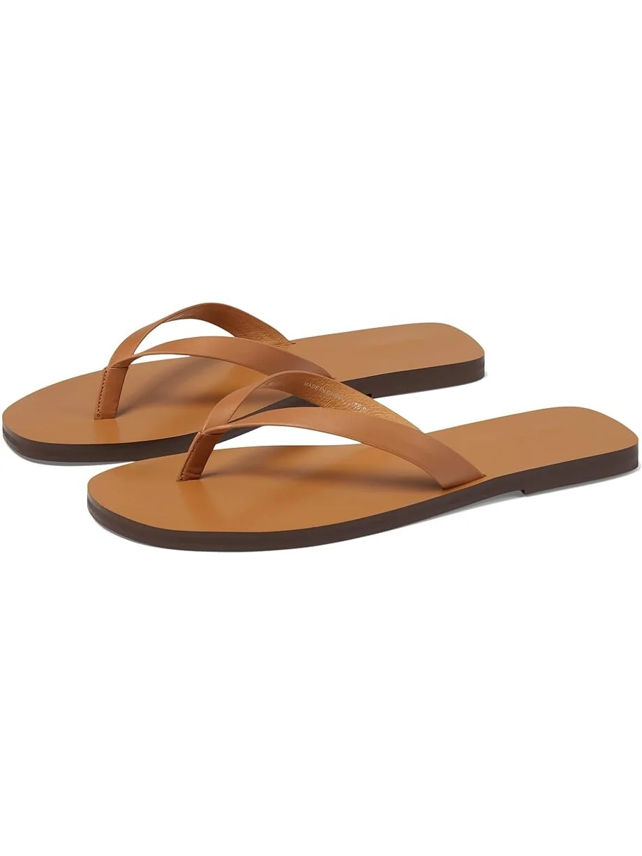 Сандалии Madewell Greene Thong Slide, цвет Desert Camel — бежевый