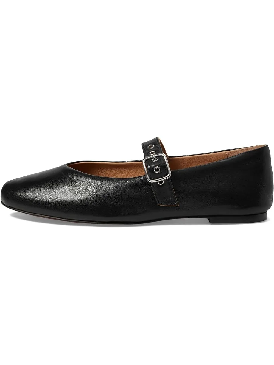 Туфли на плоской подошве Madewell Madewell hera grommet mary jane flat — 4