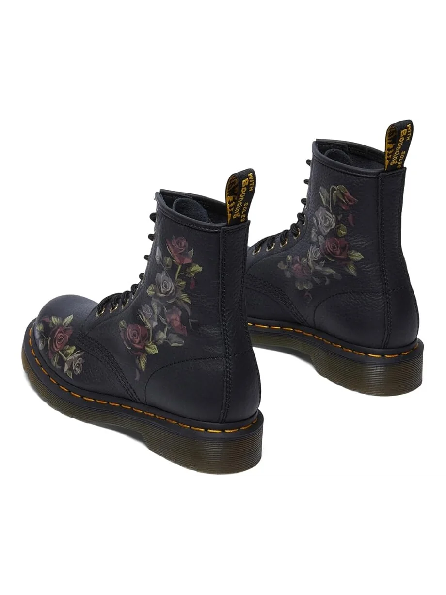 Ботинки кожаные Dr. Martens 1460 с принтом — 3