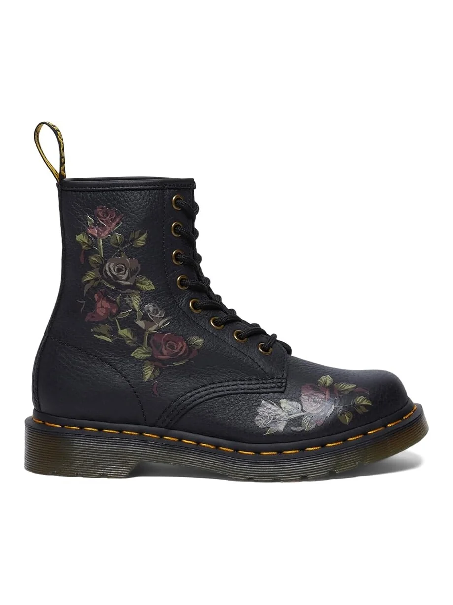 Ботинки кожаные Dr. Martens 1460 с принтом — 4