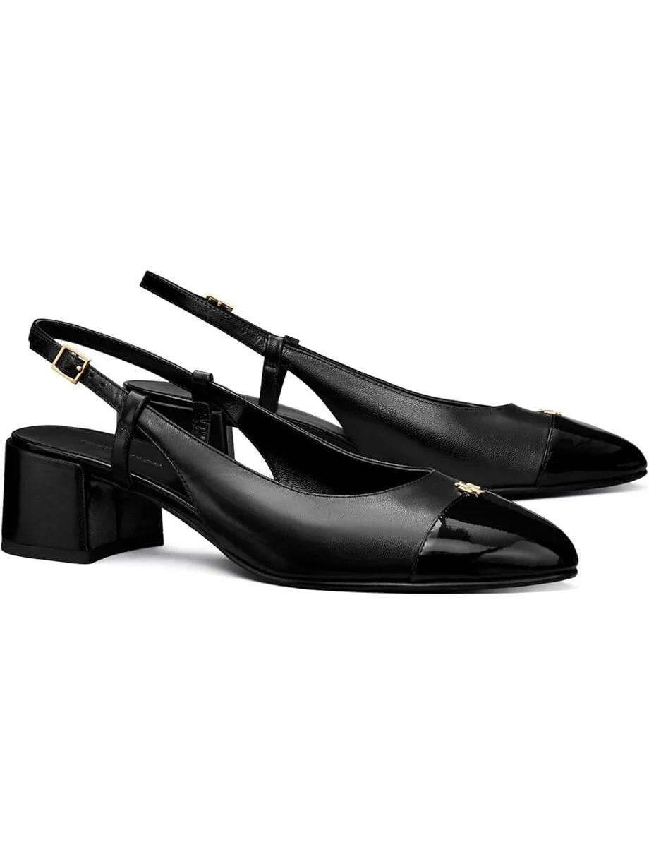 Туфли Tory Burch Cap-Toe Slingback 45mm — 1