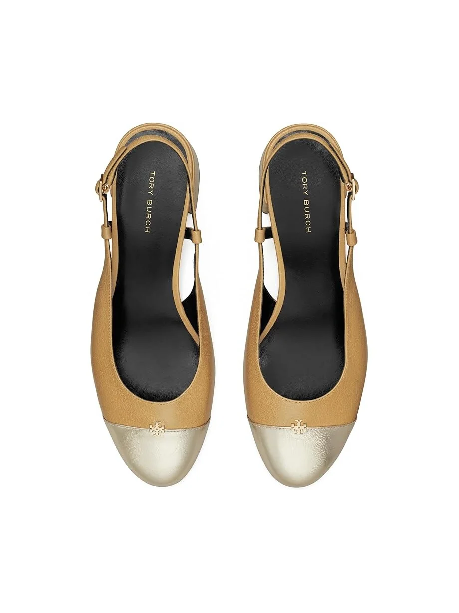 Туфли Tory Burch Cap-Toe Slingback 45mm — 2