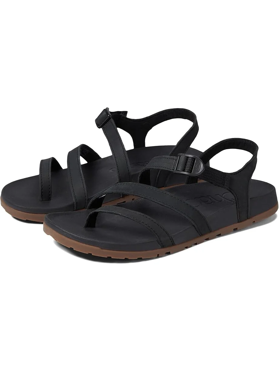 Сандалии Chaco Lowdown Leather Strappy — черный