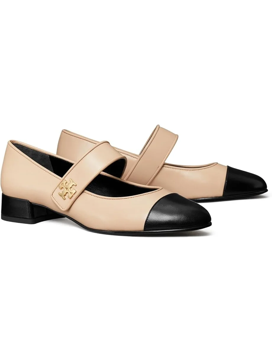 Туфли на плоской подошве Tory Burch Cap-Toe Mary Jane Heel Ballet 25mm — 1