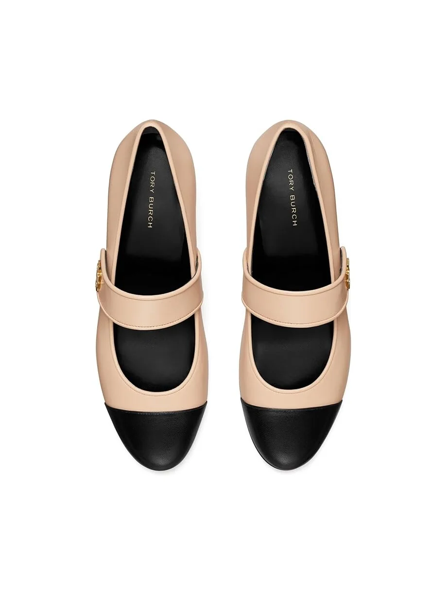 Туфли на плоской подошве Tory Burch Cap-Toe Mary Jane Heel Ballet 25mm — 2
