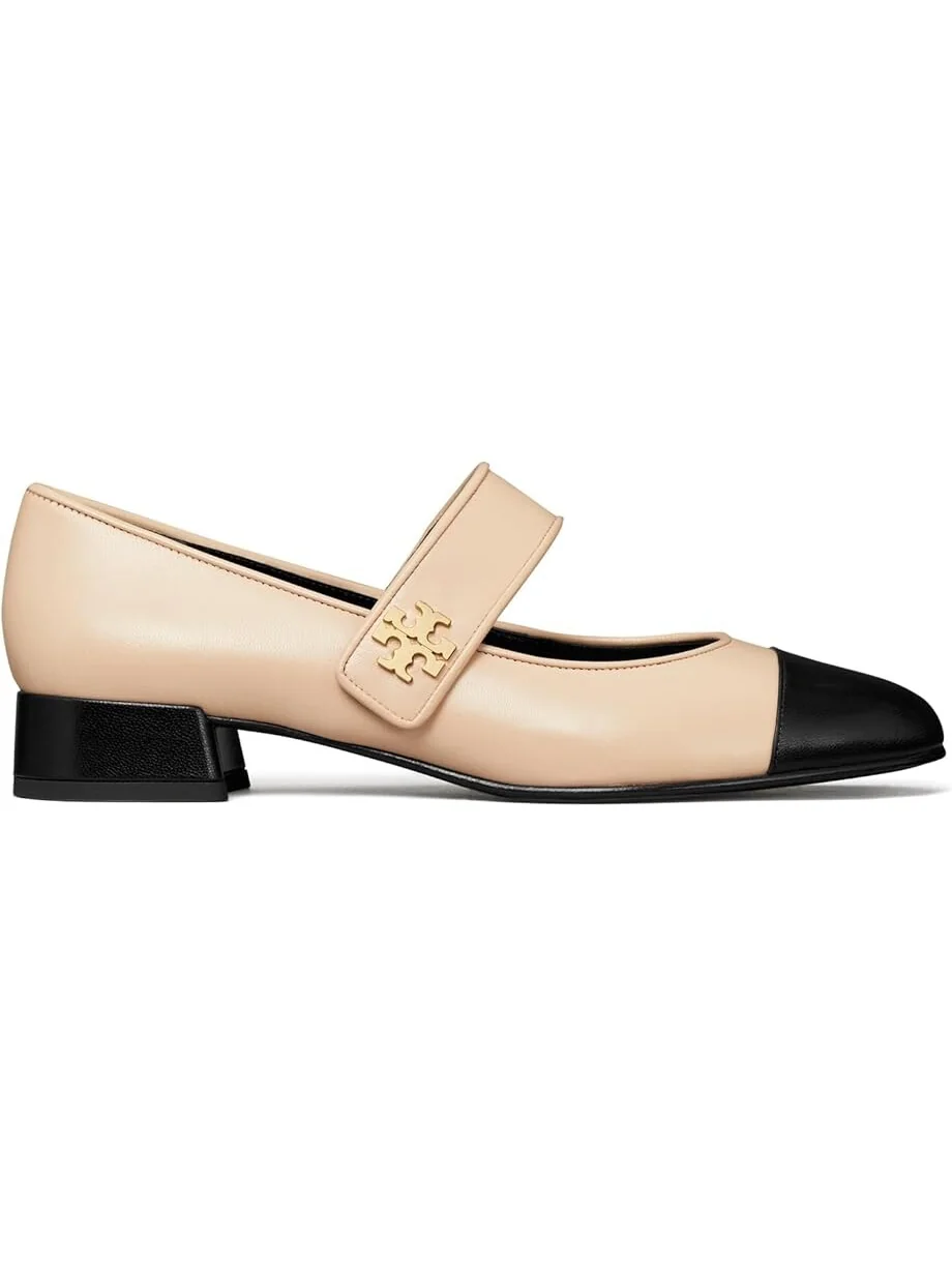 Туфли на плоской подошве Tory Burch Cap-Toe Mary Jane Heel Ballet 25mm — 3