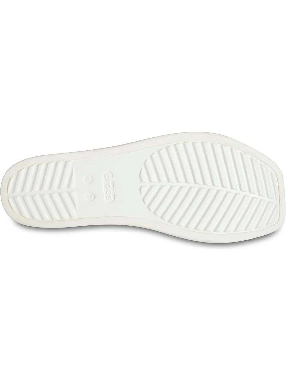 Сандалии Crocs Miami Slide Sandals, цвет Metallic Chalk — 3