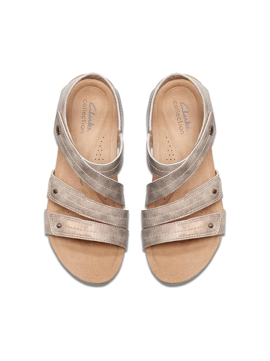 Туфли Clarks Calenne Clara, цвет Bronze Metallic Textile — 2
