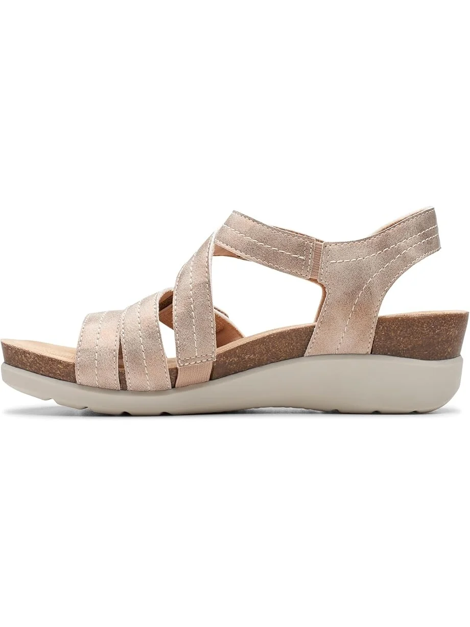 Туфли Clarks Calenne Clara, цвет Bronze Metallic Textile — 4