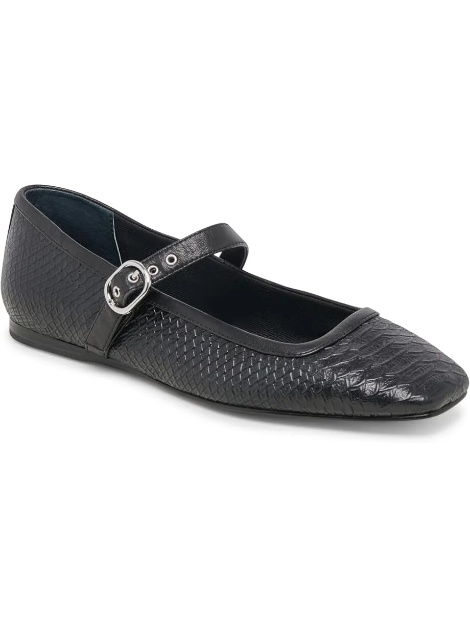 Туфли на плоской подошве Dolce Vita Rodni, цвет Onyx Snake Embossed — 1