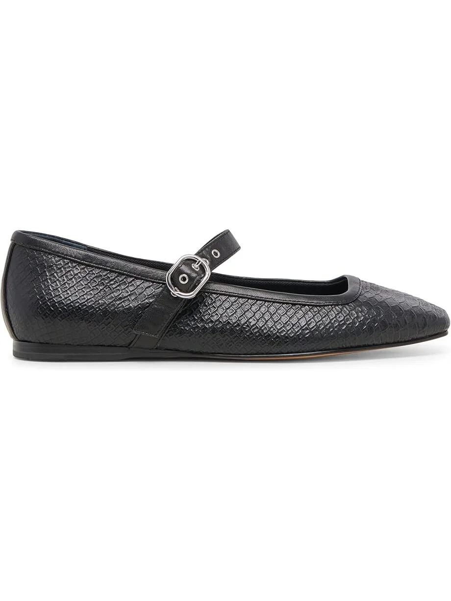 Туфли на плоской подошве Dolce Vita Rodni, цвет Onyx Snake Embossed — 4