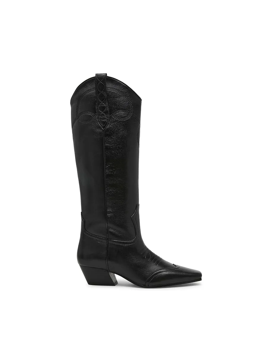 Сапоги женские Steve Madden Dollie на каблуке — 1