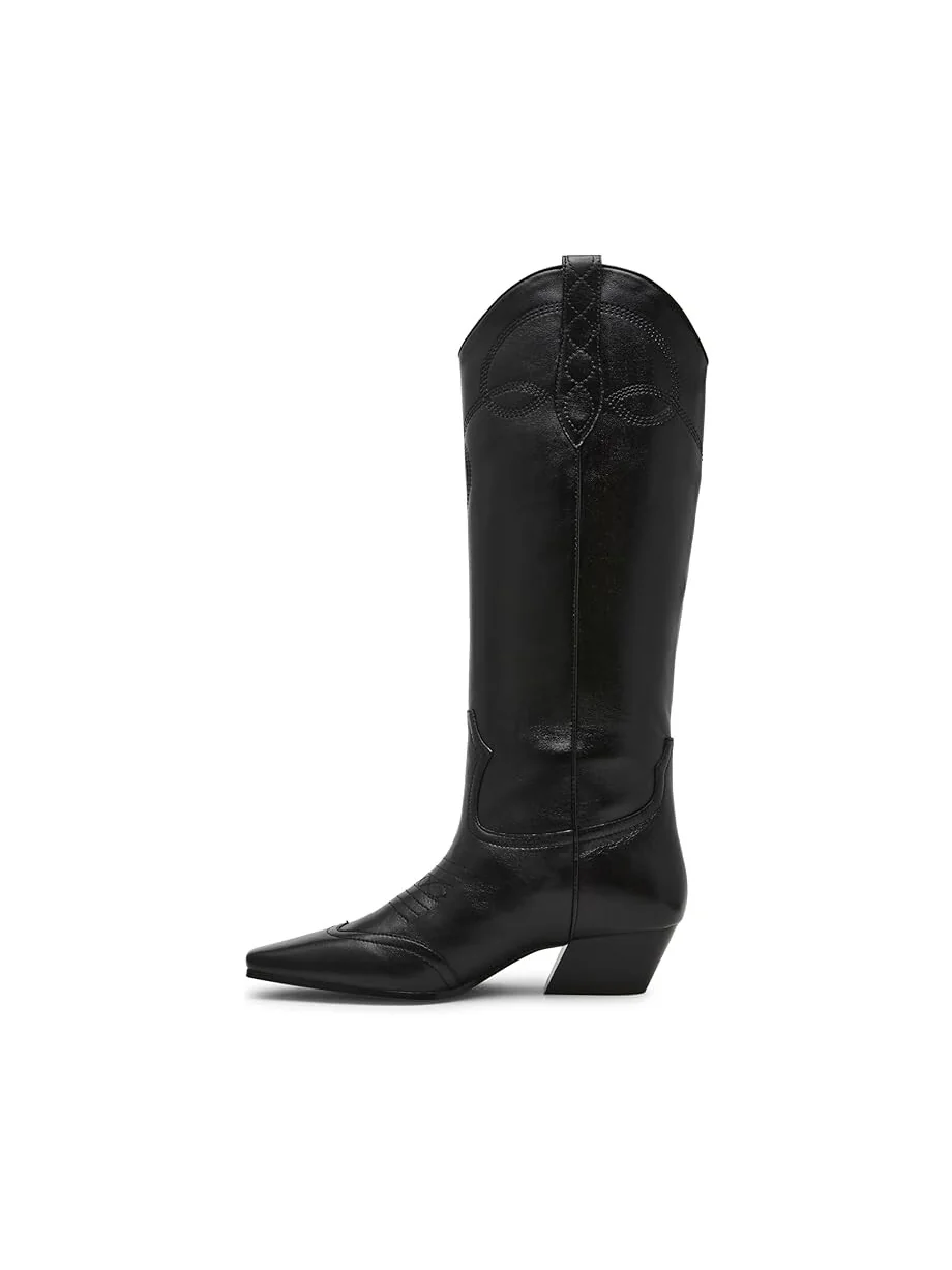 Сапоги женские Steve Madden Dollie на каблуке — 4
