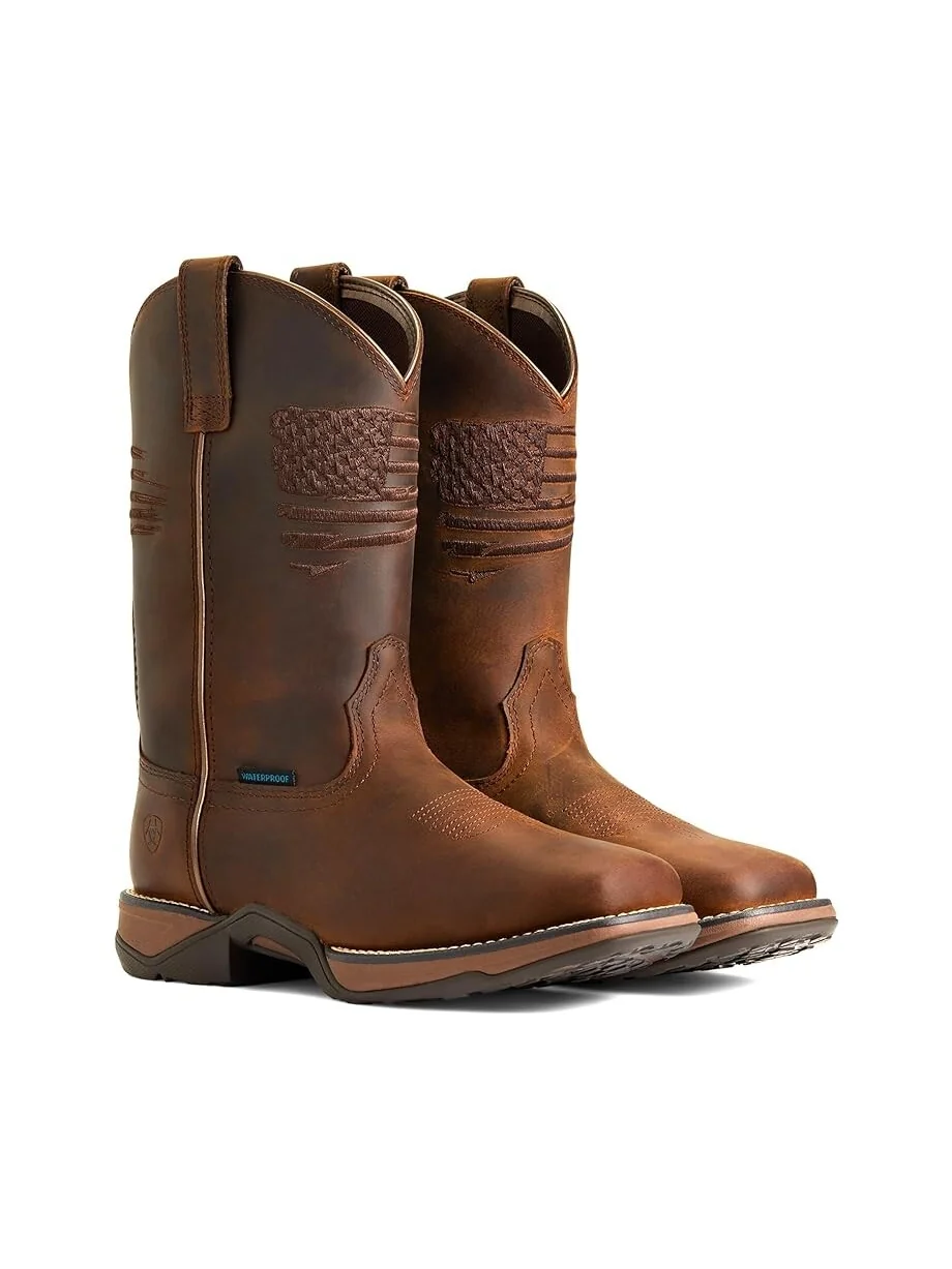 Сапоги женские Ariat Anthem Patriot с узором — 1