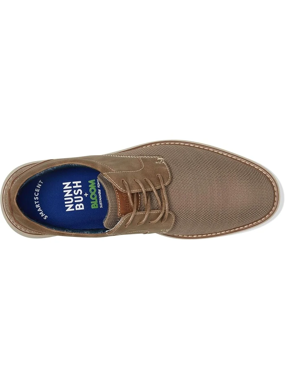 Кроссовки Nunn Bush Chase Knit Plain Toe Oxford Lightweight Breathable Versatile Lace Up — 2