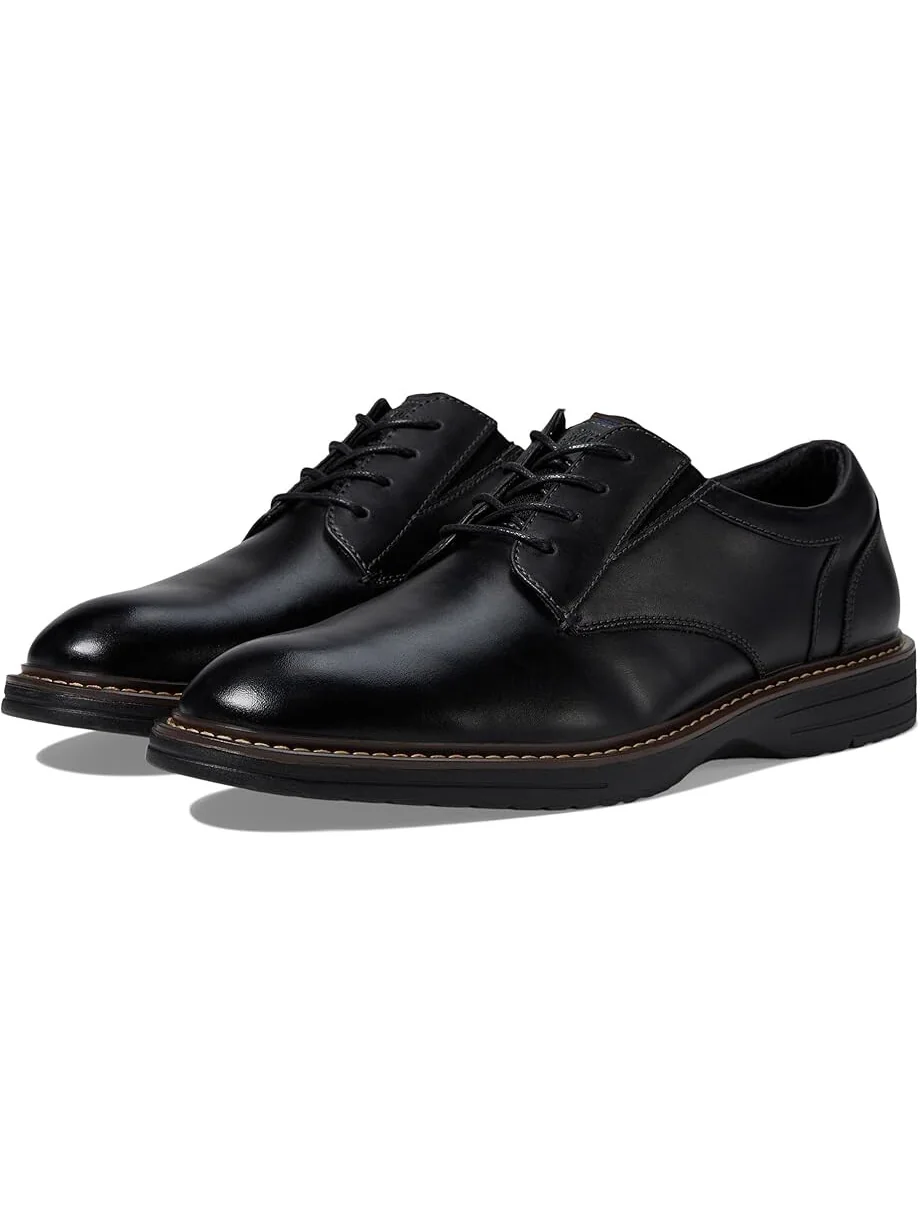 Оксфорды Nunn Bush Griff Plain Toe Oxford Lightweight and Comfortable for All Occasions Leather Lace Up — 1