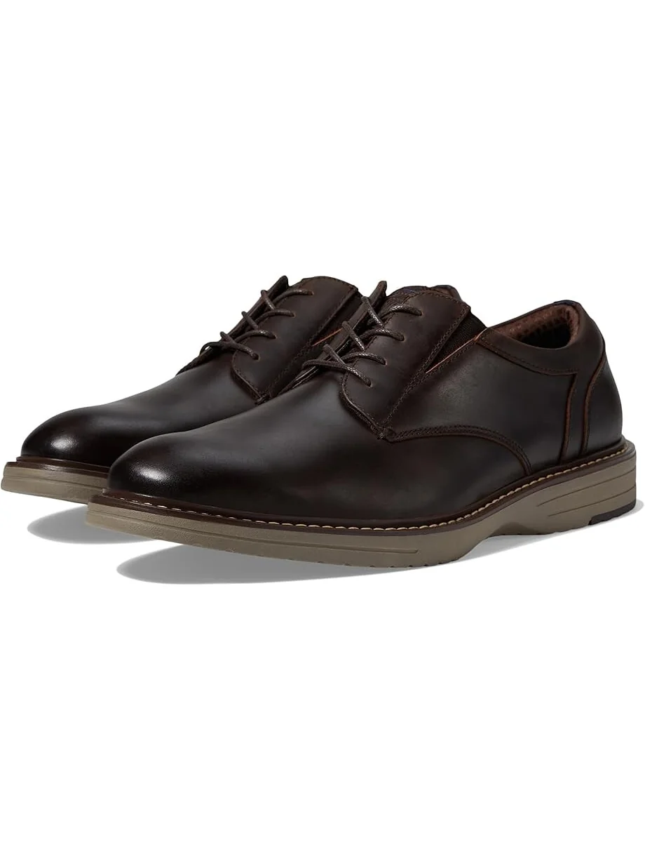 Оксфорды Nunn Bush Griff Plain Toe Oxford Lightweight and Comfortable for All Occasions Leather Lace Up — 1