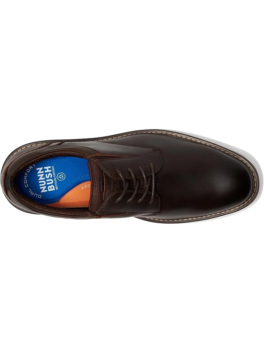 Оксфорды Nunn Bush Griff Plain Toe Oxford Lightweight and Comfortable for All Occasions Leather Lace Up — 2