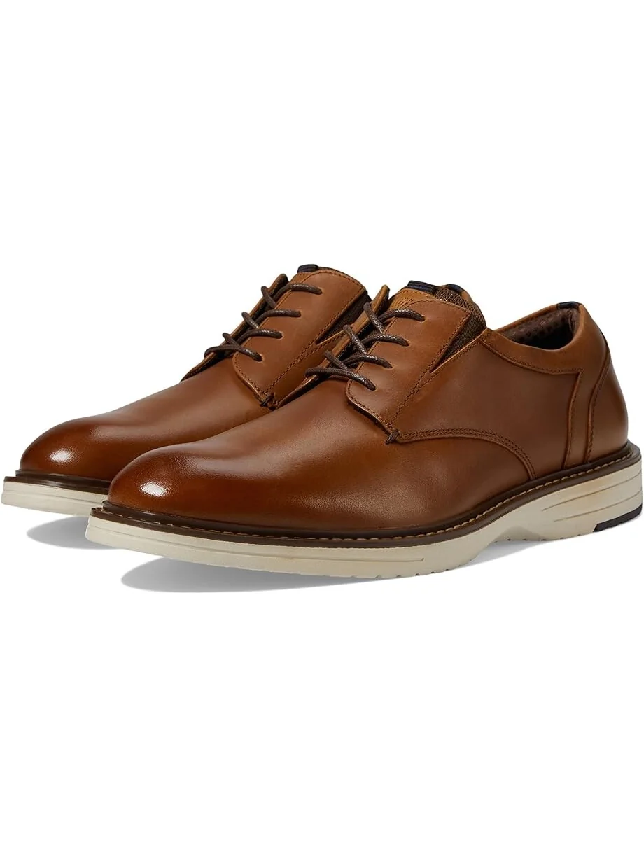 Оксфорды Nunn Bush Griff Plain Toe Oxford Lightweight and Comfortable for All Occasions Leather Lace Up — 1