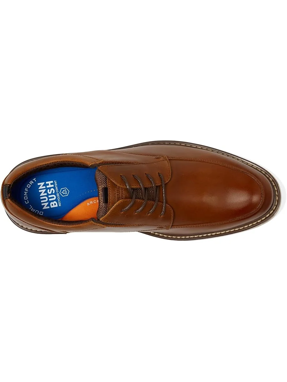 Оксфорды Nunn Bush Griff Moccasin Toe Oxford Lightweight and Comfortable for All Occasions Leather Lace Up — 2