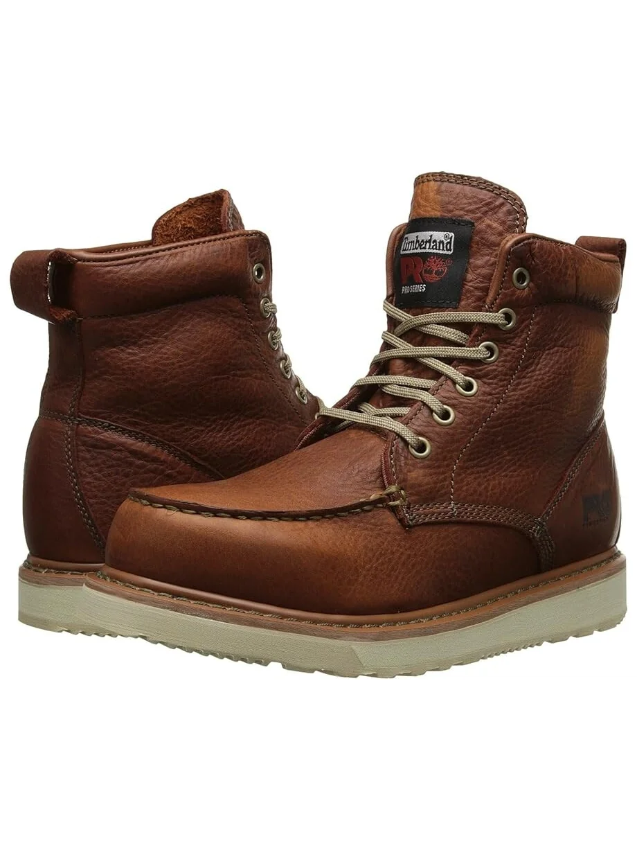 Ботинки мужские Timberland PRO из натуральной кожи, классические — 1