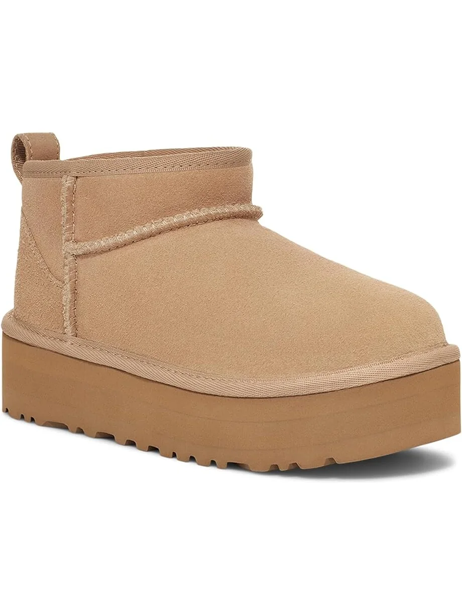 Ботинки UGG Kids Classic Ultra Mini Platform (Little Kid/Big Kid) — 1