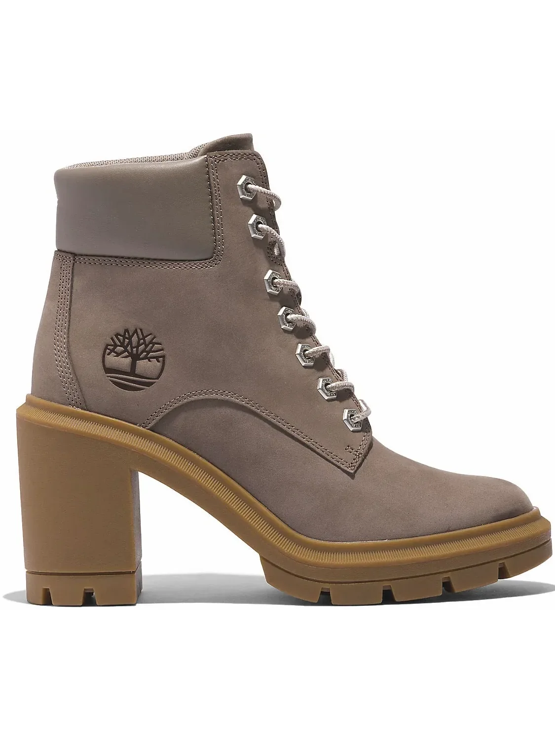 Ботинки Timberland Allington Heights 6" из нубука, с высоким каблуком — 2