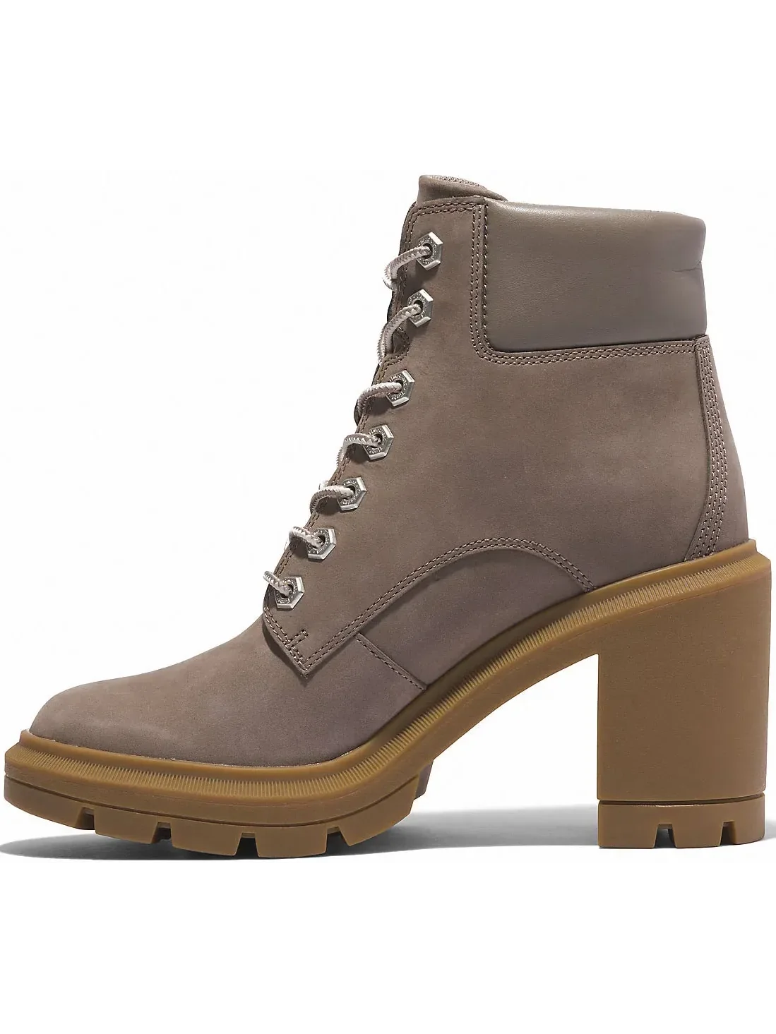 Ботинки Timberland Allington Heights 6" из нубука, с высоким каблуком — 3