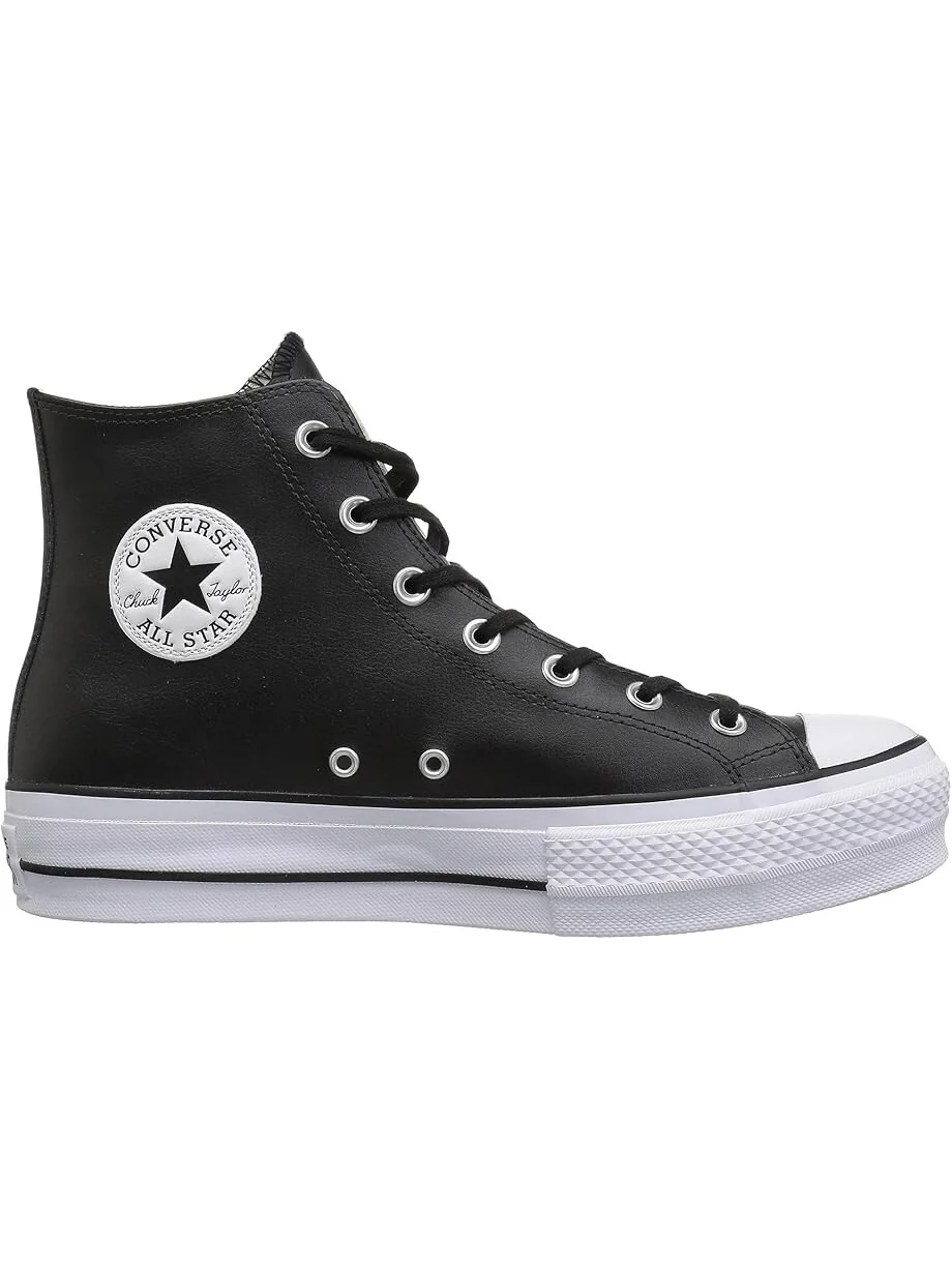 Кроссовки Converse Chuck Taylor All Star High Top Platform Leather Sneaker — 6