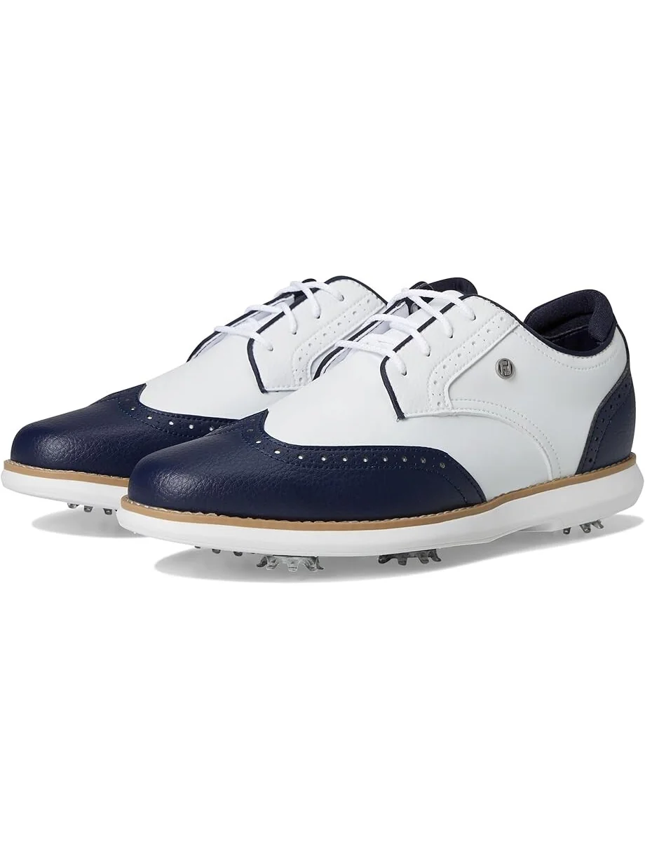 Кроссовки FootJoy Traditions Shield Tip Golf Shoes — 1