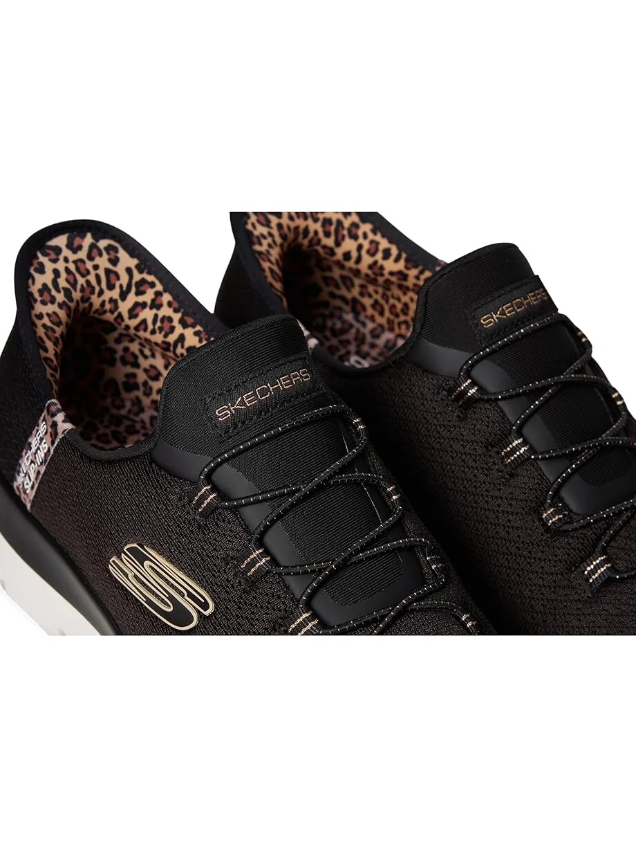 Кроссовки SKECHERS Summits Leopard Chic Hands Free Slip-INS — 6