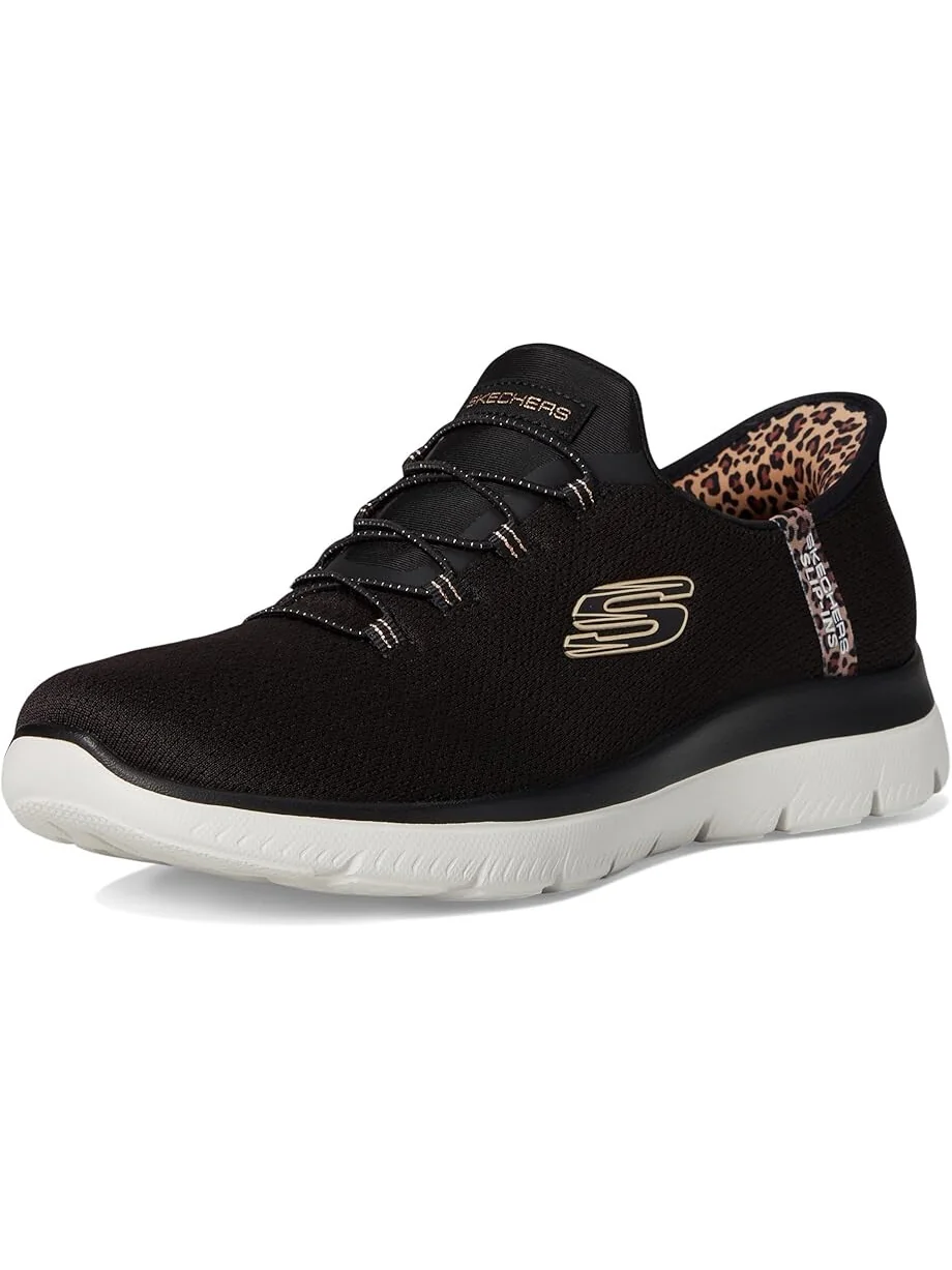 Кроссовки SKECHERS Summits Leopard Chic Hands Free Slip-INS — 7