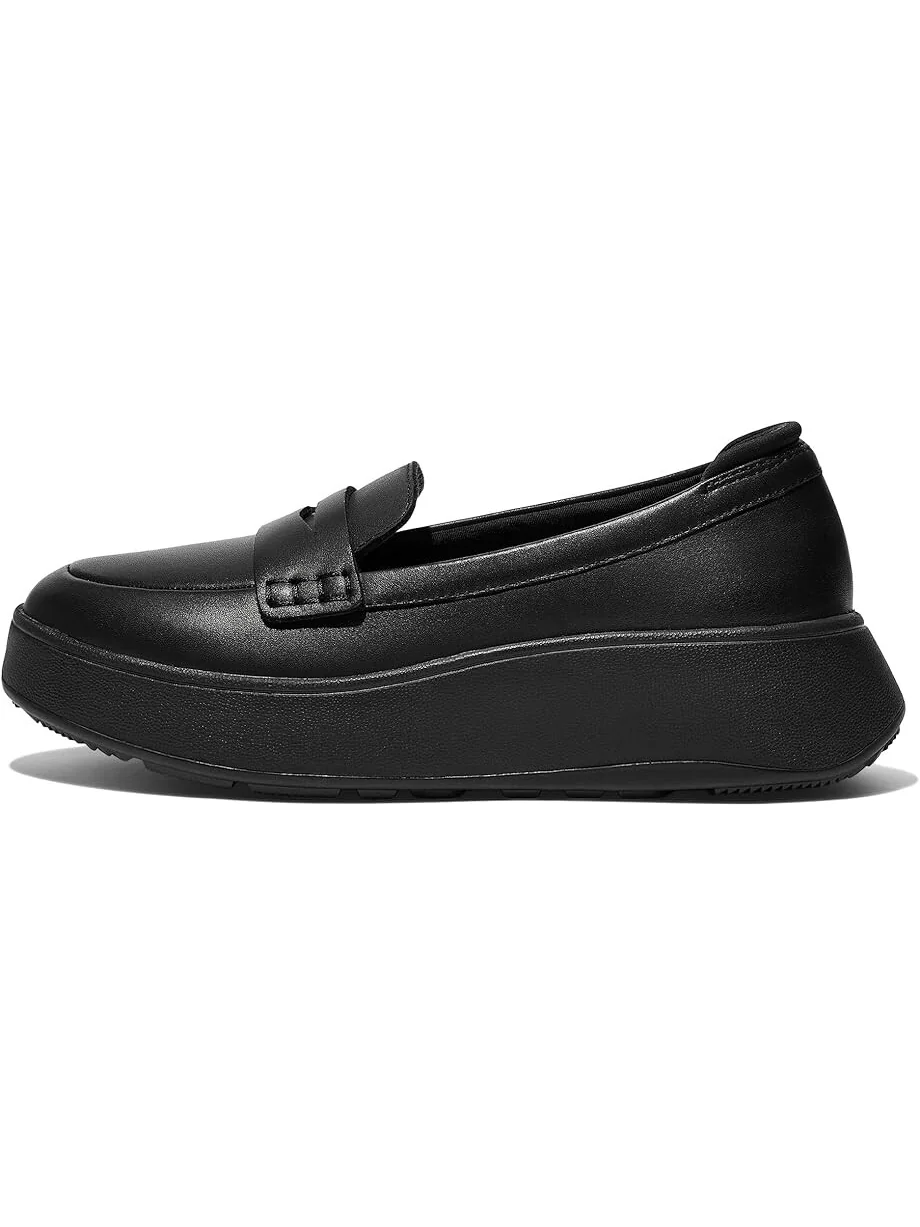 Лоферы FitFlop F-Mode Leather Flatform Penny Loafers — 4