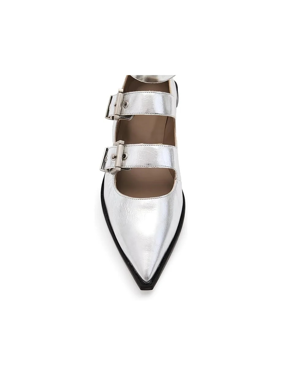 Туфли на плоской подошве AllSaints Susan Buckle Shoe — 2