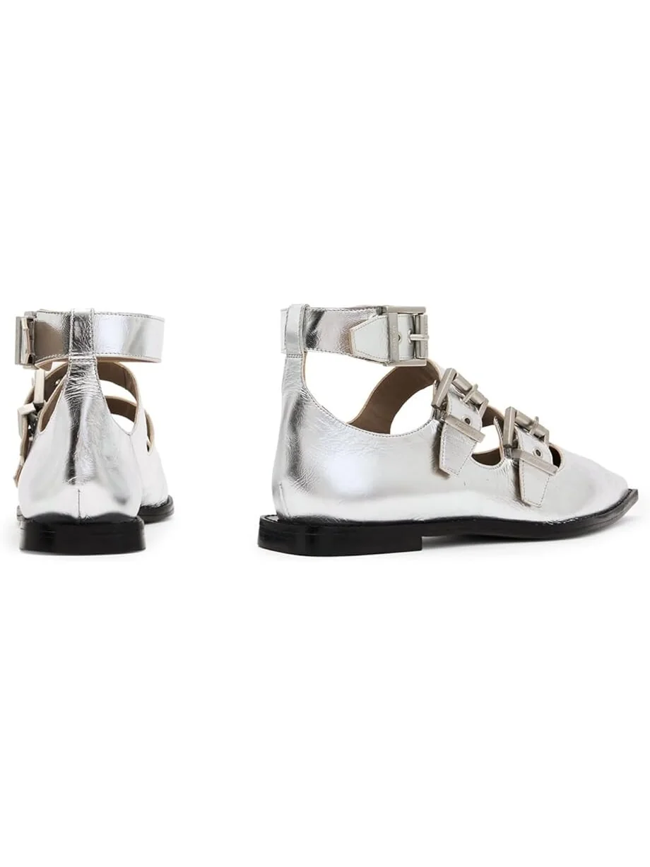 Туфли на плоской подошве AllSaints Susan Buckle Shoe — 3