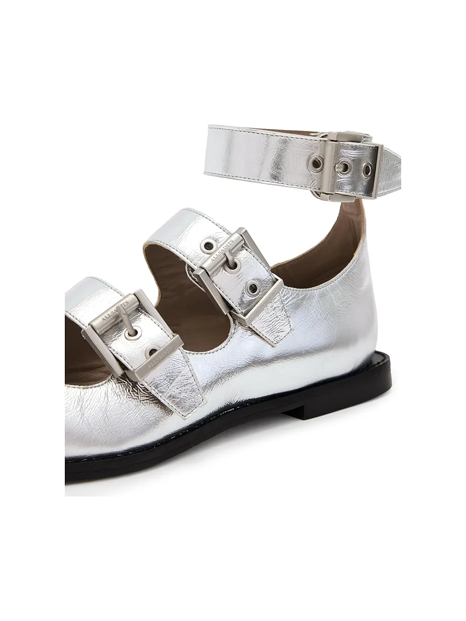 Туфли на плоской подошве AllSaints Susan Buckle Shoe — 5