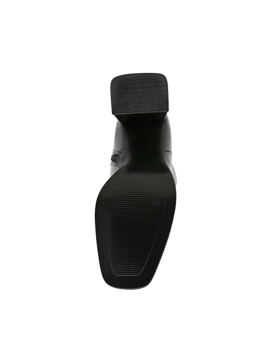 Сапоги женские Steve Madden Livah высокие на каблуке — 3