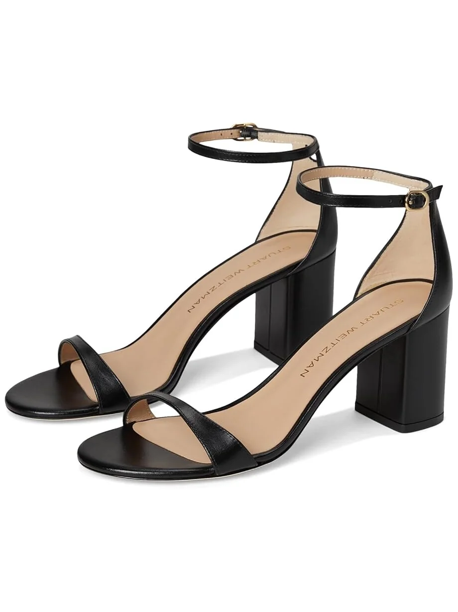 Туфли Stuart Weitzman Nudist Block 75 — черный