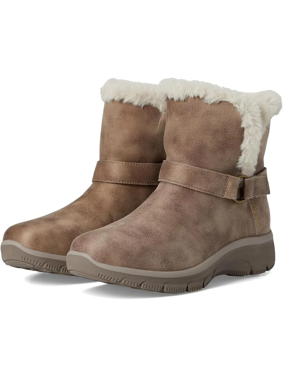 Ботинки женские SKECHERS высокие с искусственным мехом — 1