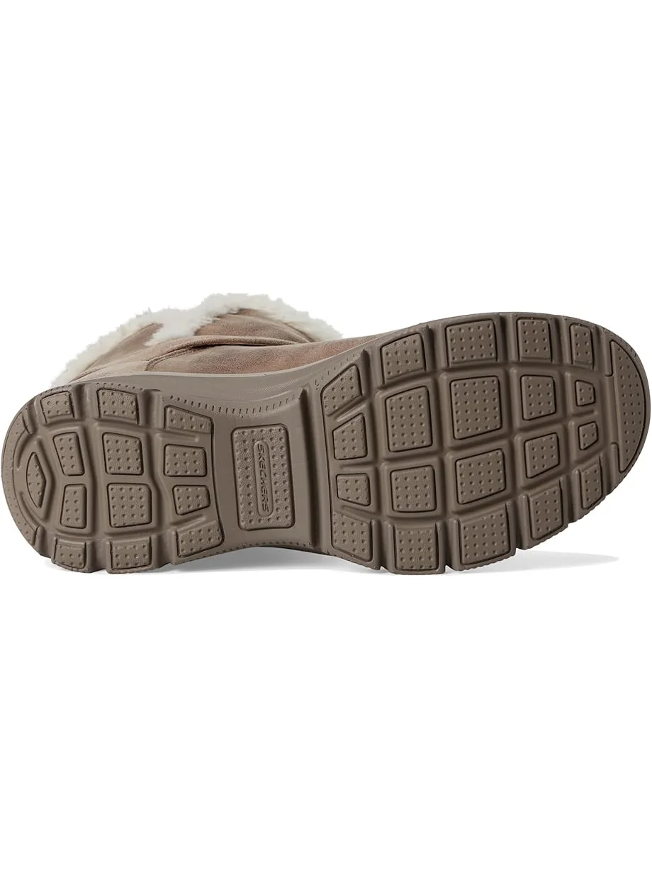 Ботинки женские SKECHERS высокие с искусственным мехом — 3