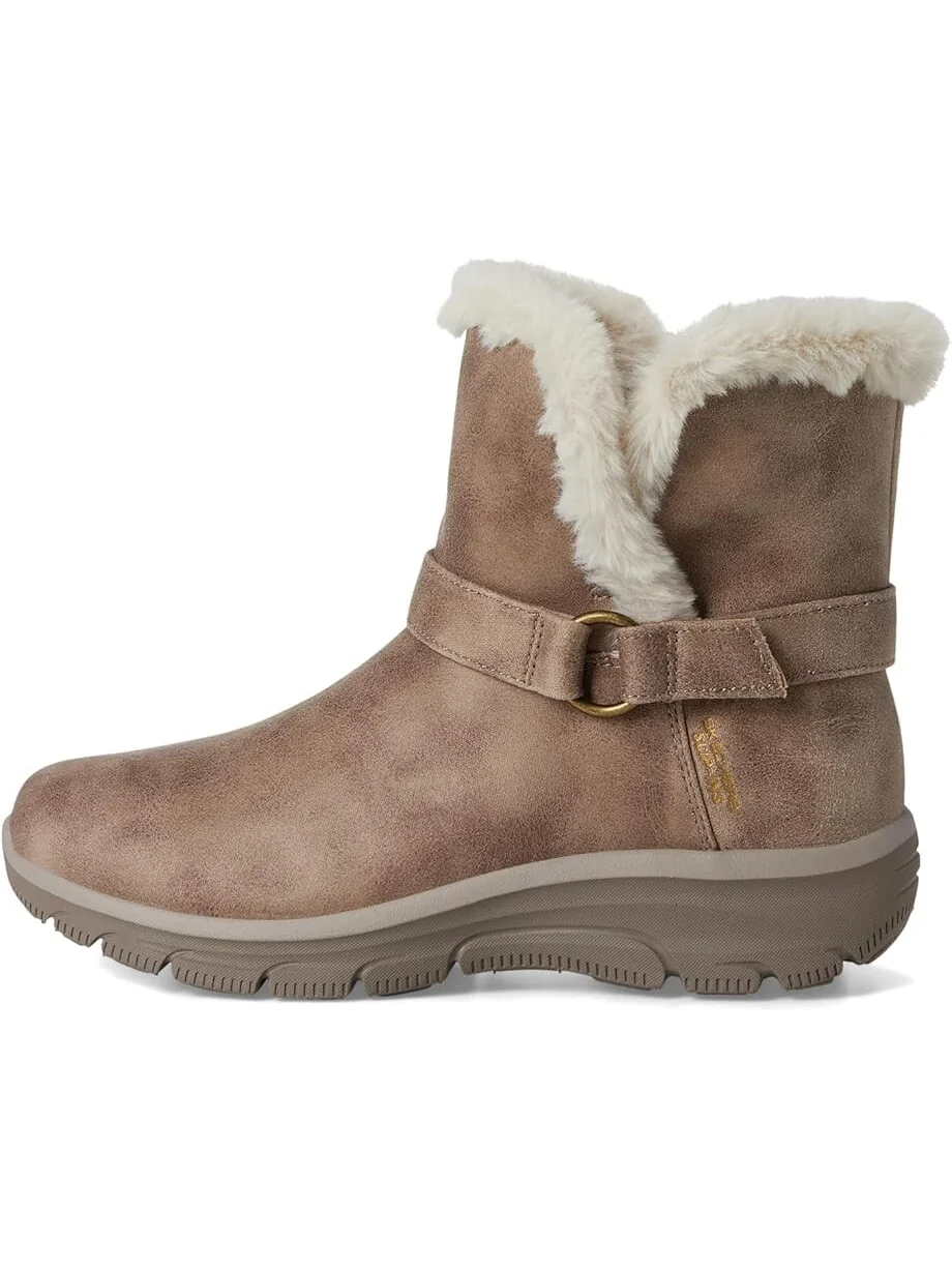Ботинки женские SKECHERS высокие с искусственным мехом — 4